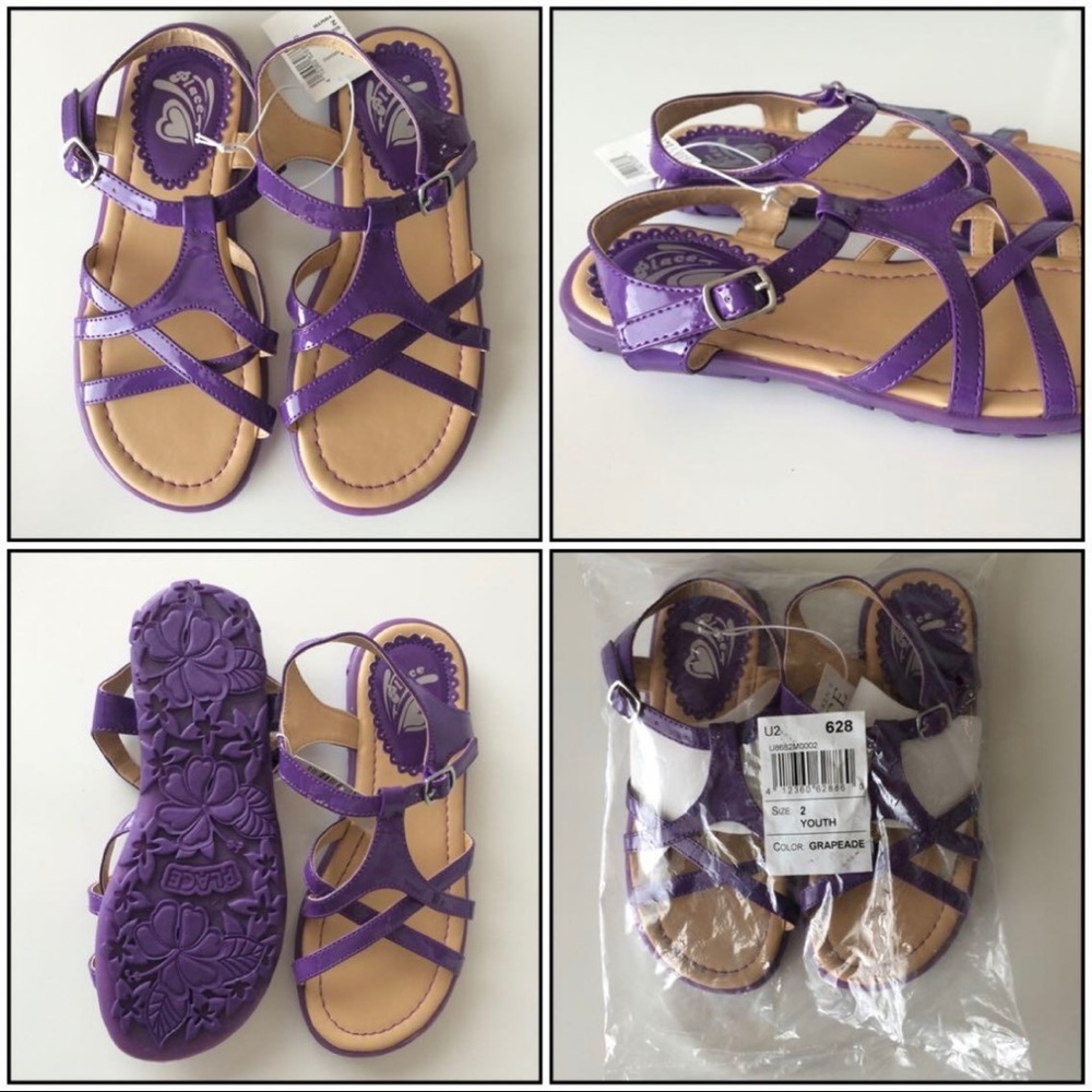 NWT Children’s Place Boardwalk Girls sandals, Size 2